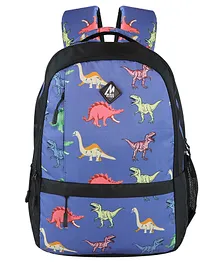 Mike Rage Dino Backpack Blue - 16 Inches