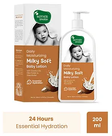 Mother Sparsh Daily Moisturizing Milky Soft Baby Lotion - 200 ml
