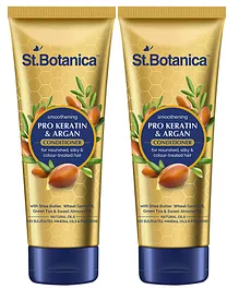 St Botanica Pro Keratin and Argan Oil Smooth Therapy Conditioner Pack of 2 - 50 ml each