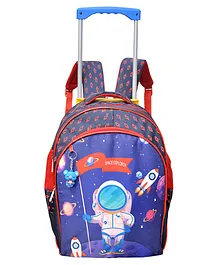 Happile Trolley Bag Backpack with Wheels - 18 Inches