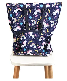 Magic Seat Universe Design Belt For Feeding Baby - Blue