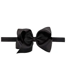 Akinos Kids Lace Knot Applique Headband - Black