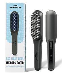 Winston Rechargeable Led Comb for Hair Therapy and Hair Growth for Women-Grey