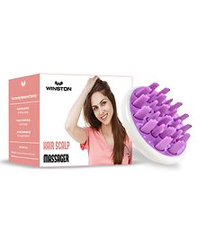 Winston Hair Scalp Massager, Super Soft Shampoo Brush for Hair Growth for Women-Purple