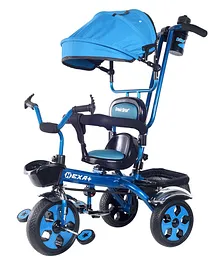 Dash Star Hexa Super Tricycle with Canopy - Blue