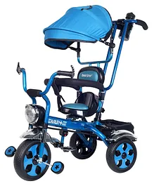 Dash Star Harley Super Tricycle with Canopy - Blue