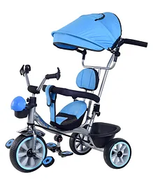 Dash Star Maxx Super Kids Tricycle with Canopy for Kids - Blue