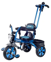 Dash Star Harley Star Kids Tricycle with Parental Handle - Blue