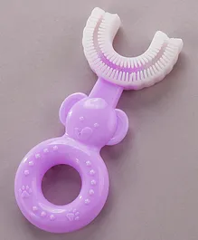 Fantasy India Soft Sillicone U-Shaped Head 360 Degree Toothbrush - Purple