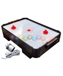 FANTASY INDIA Air Hockey Game Air Hockey Table Ice Hockey Game 220V Electric Wall Adapter Powered Indoor Game - White
