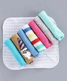 FANTASY INDIA Cotton Baby Napkin Washcloths - Colour May Vary