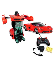 Fantasy India 1:16 Scale 2 in 1 Remote Controlled Rechargeable 1 Button Deformation New Look Remote Converting Car to Robot (Color May Vary)