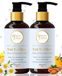 Organic Affaire Pack of 2 Boo Bubbles Head to Toe Baby Body Wash for Bath  - 400 ml