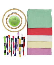 Asian Hobby Crafts Embroidery Kit - Multicolour