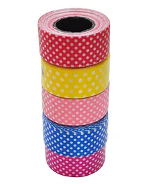 Asian Hobby Crafts Dotted Plastic Curling Ribbon Used in Flower Making - Color May Vary