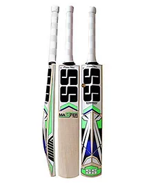 SS master 100 Kw Kashmir Willow Cricket Bat with Short Handle - Brown