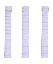 SG Cricket Bat Grip Hexa Pack of 3 - White