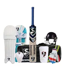 SG R.P.M. Sports Economy Kashmir Willow Cricket Kit Size 6 - Color May Vary