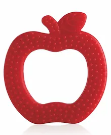 BeeBaby Apple Shape Soft Silicone Teether - Red