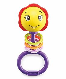 BeeBaby Noggin Stick Rattle - Multicolor