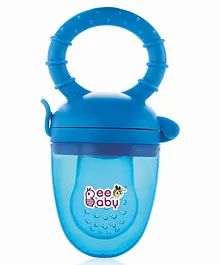 BeeBaby Fruttino Silicone Food Fruit Nibbler Soft  - Blue
