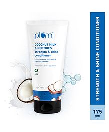 Plum Coconut Milk & Peptides Strength & Shine Conditioner - 175 ml