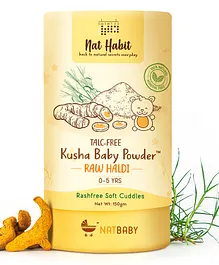 Nat Habit  Kusha Baby Powder Raw Haldi - 150 g