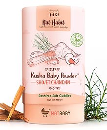 Nat Habit Kusha Baby Powder Shwet Chandan - 150g