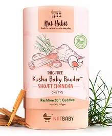 Nat Habit Kusha Baby Powder Shwet Chandan - 150g