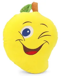 Playtoons Mango Shape Cushion - Yellow