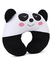 Play Toons Neck Rest Pillow Panda Design White Black - 30 cm