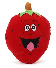 Playtoons Strawberry Shape Cushion - Red