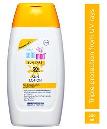 Baby Sebamed Sun Lotion|pH 5.5|Triple Protection from UV rays|Water & Sweat resistant|200 ml