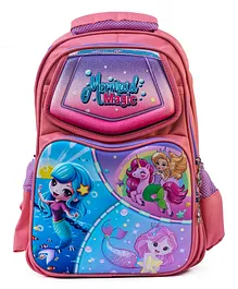 SHK Digitrade Mermaid Magic Backpack Pink - 16 Inches