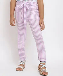 Tales & Stories Striped Trousers - Purple