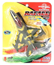 Speedage Rafel Fighter Pull Back Army Jet Plane (Color May Vary)
