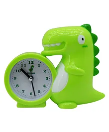 Asera Dinosaur Design Alarm Table Clock - Green
