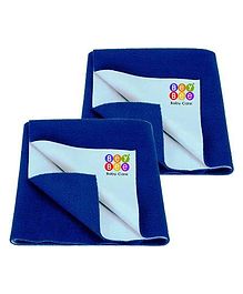 Bey Bee Dry Sheet For Baby Medium Pack of 2 - Royal Blue