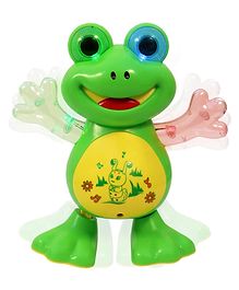 Toyshine Musical and Dancing Frog Toy with Lights Dancing Walking Toy - Green