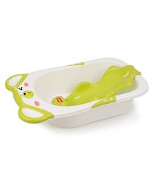 Luv Lap Bathtub with Baby Bather - Green & White