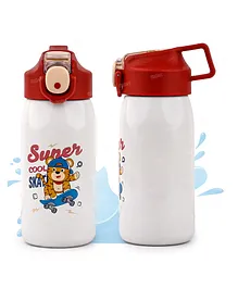 Fiddlerz Dream Flyer Insulated Stainless Steel 316 Water Bottle White - 530 ml