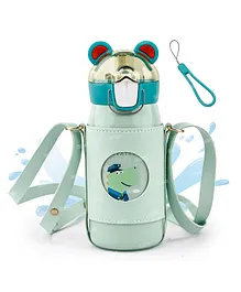 Fiddlerz Stainless Steel Water Bottle for Kids SS316 Green - 530 ml