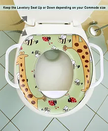 Babyhug Baby Potty Seat Animal Print - Green
