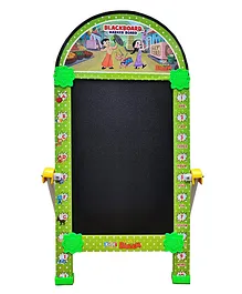 Muren Writing Stand Board for Kids- 2 in 1 Black & White Board -Multi Color (Color May Vary)