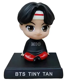 Awestuffs Bts Bangtan Boys Jimin Phone Holder Car Decoration Bobblehead Action Figure - Height 12 cm