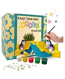 Craftopedia  Paint Your Own Whale Planter- Assorted color