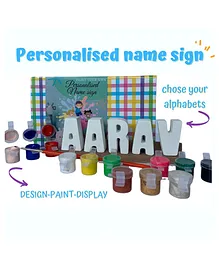 Craftopedia  Paint Your Own Personalized Name Sign ( Colour May Vary )