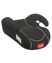 LuvLap Baby Backless Booster Car Seat - Black 