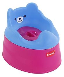 LuvLap 2-in-1 Potty Training Seat for 1+ Year Child, Detachable Potty Bowl, Suitable for Boys & Girls (Rose & Blue), Plastic