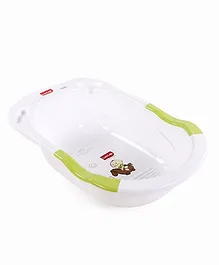 LuvLap Baby Bubble Bathtub With Anti-Slip - Green